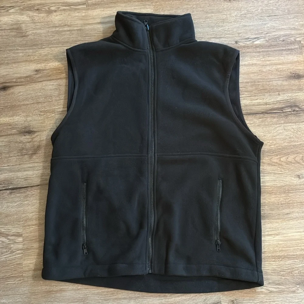 Port Authority Black Men’s 3-in-1 Windbreaker & Vest Combo Jacket with Hood